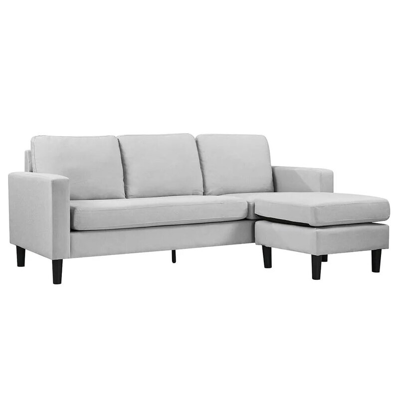 

Danube Home Aegen Fabric Sectional Sofa, Grey