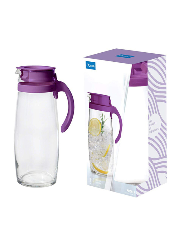 

Danube Home 1660ml Ocean Divano Pitcher Water Jug, V20, Purple