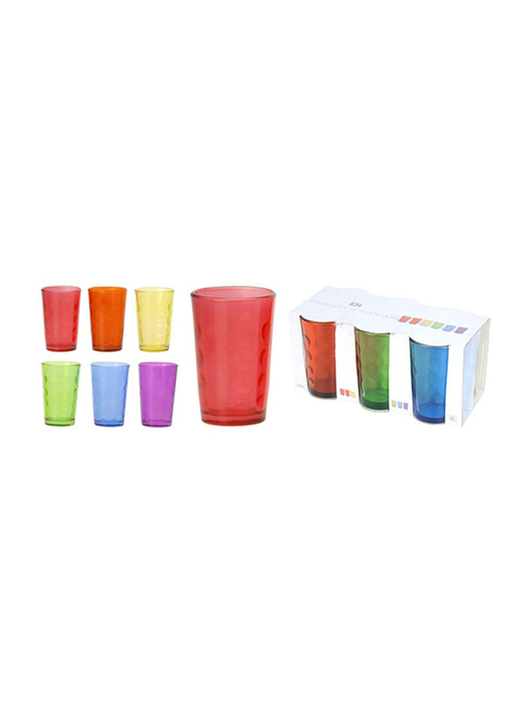 

Danube Home 240ml 6-Piece Drinking Glass Set, Multicolour