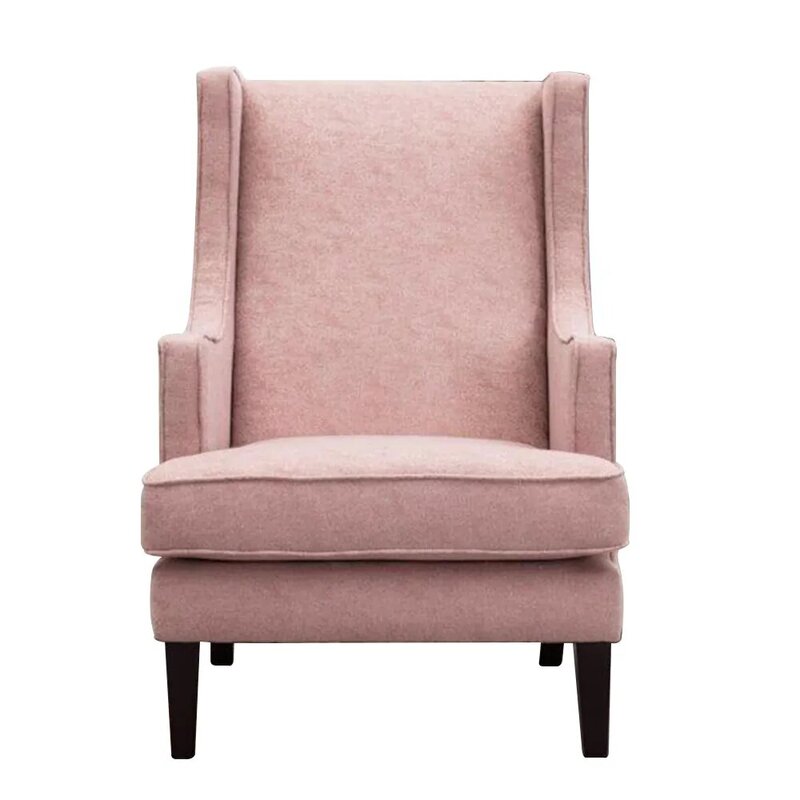 

Danube Home Zendee Fabric Accent Chair, Pink