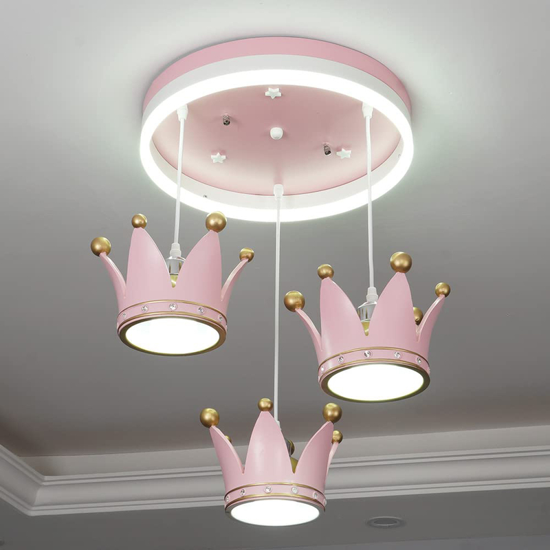 

Danube Home Kids Hanging Chandelier, Pink