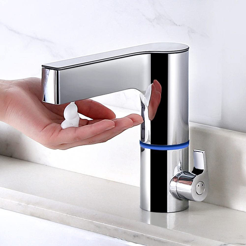 

Danube Home Milano Professor Sensor Mixer with Soap Dispenser, Silver