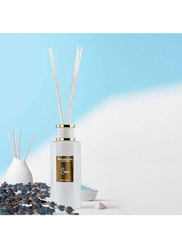 

Danube Home Renaissance Reed Diffuser With White And Golden Lid Snow, 300ml, White