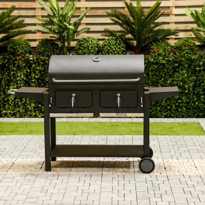 

Danube Home Grillz Charcoal BBQ Grill, Black