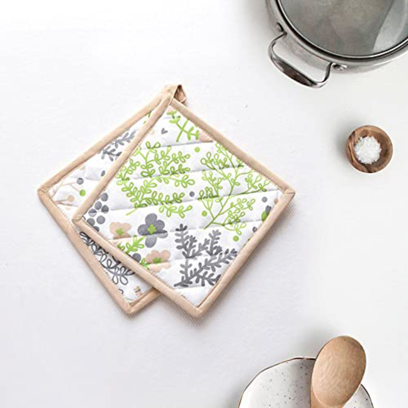

Danube Home Blooms Pot Holder (Set Of 2), Multicolour