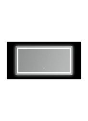 Danube Home Milano Led Mirror with Touch Switch, 2608, Black