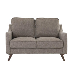 Danube Home Hunter 2 Seater Fabric Sofa, Brown