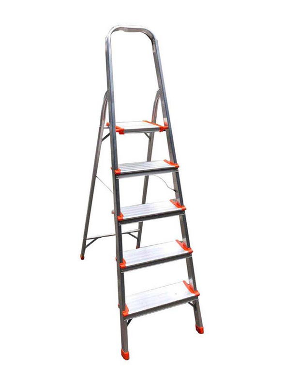 

Danube Home Milano 4 Steps Aluminium Step Ladder, Silver