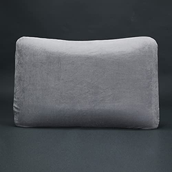 Danube Home Gel Shoulder Pillow, 60 x 40 x 60cm, White/Blue