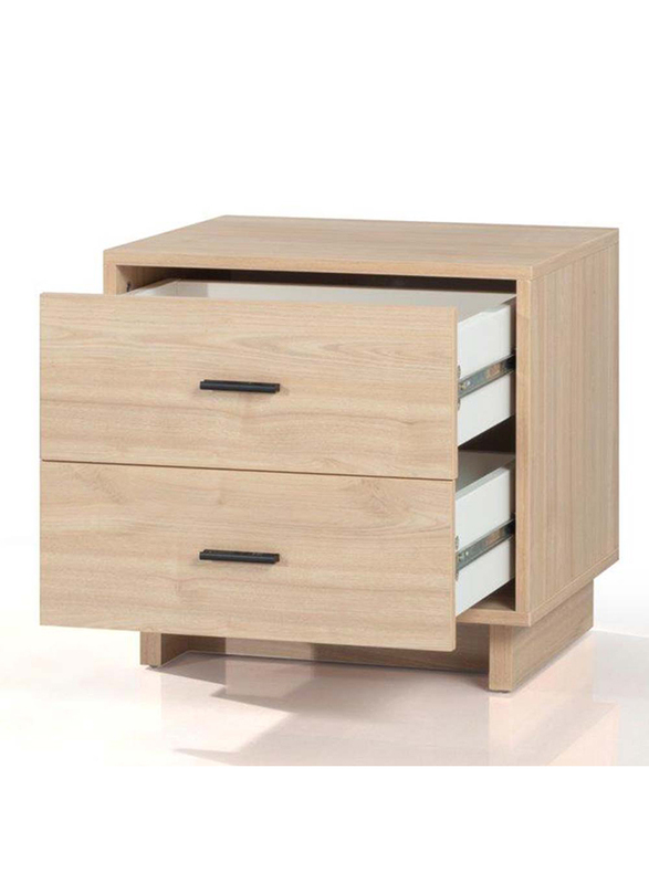 Danube Home Celeste Night Stand, Light Brown