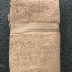 Danube Home Cassian Cotton Bamboo Face Towel, Beige
