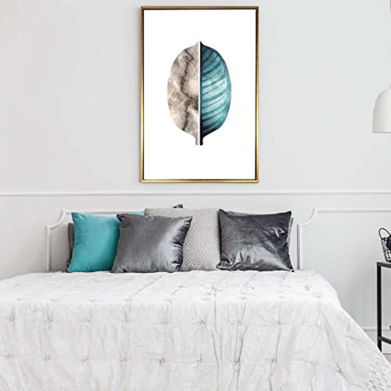 

Danube Home Gallery Single Leaf Canvas Printing With Mdfps Frame, Multicolour