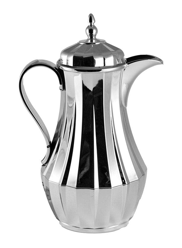 Danube Home 1 Ltr Plastic Jug with Lid, AVF-57910/6, Silver