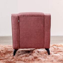Danube Home Mistral 1 Seater Fabric Sofa, Cranberry Red