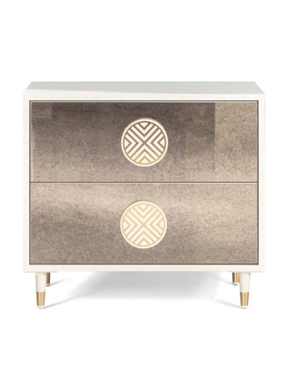 

Danube Home Katrina Night Stand, White