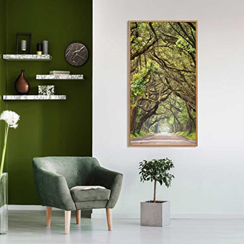 

Danube Home Lorena Forest View Wall Art Wood, Green