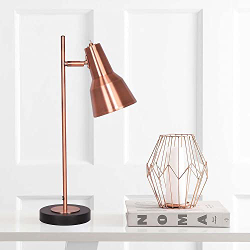 

Danube Home Jonathan Metal Task Bronze Table Lamp, Copper