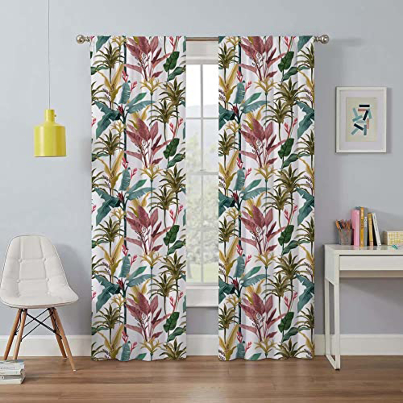 

Danube Home Tropical Curtain Pair Rod Pocket, Multicolour