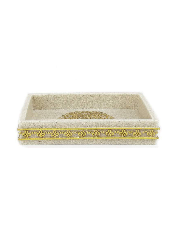 

Danube Home Classical Soap Dish, 13.2 x 10 x 3cm, AD191002F, Beige
