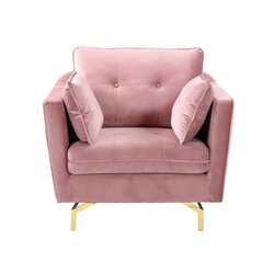 Danube Home Prague Fabric Sofa, Single Seater, Rose Pink