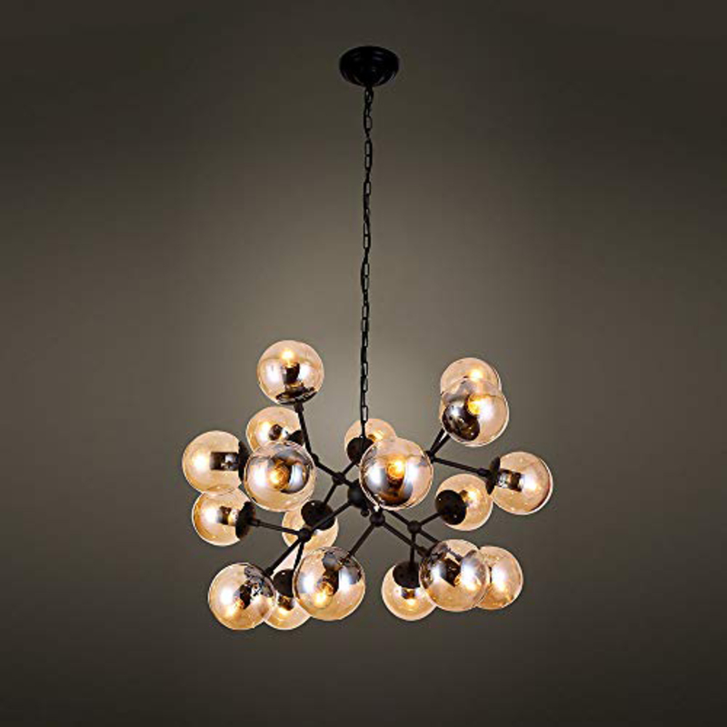 

Danube Home Chandelier Adam MX Modern, HG-Md28902-18, Black