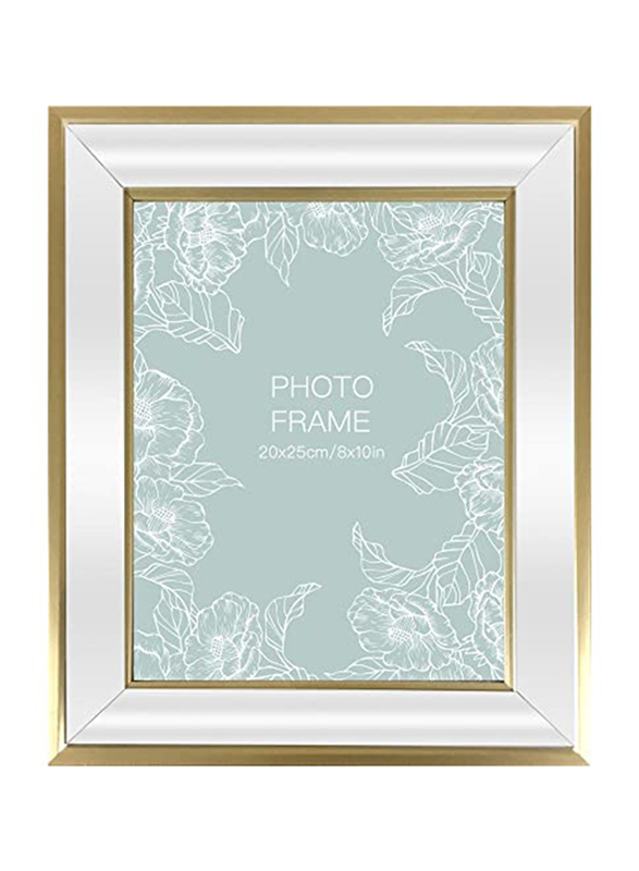 

Danube Home Petite Mirror On Photo Frame, Gold