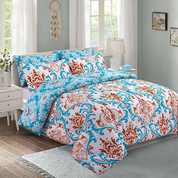 Danube Home 7-Piece Arabian Saga Reversible Comforter Set, King, Multicolour