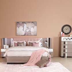 Danube Home Louisse King Bed Set, King, Multicolour