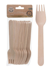Danube Home 20-Piece On Fork Birchwood Set, 16cm, 170431350, Beige
