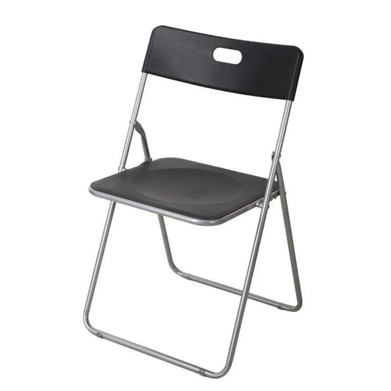 

Danube Home Dormer Metal Folding Chair, Black