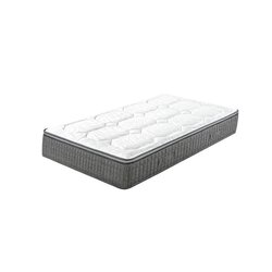 Danube Home Terra Gel Infused Pocket Spring Mattress, Queen, White/Dark Gray