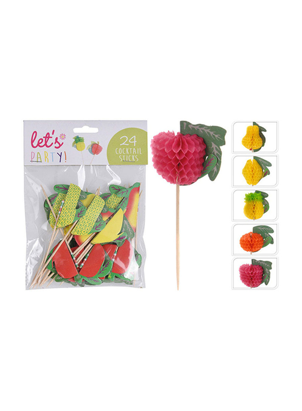 

Danube Home 24-Piece Wood Cocktail Picks Set, 10cm, Y64800530, Assorted