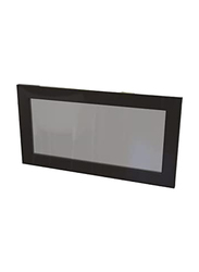 Danube Home Custa Push To Open Small Glass Door, Smoke Glass
