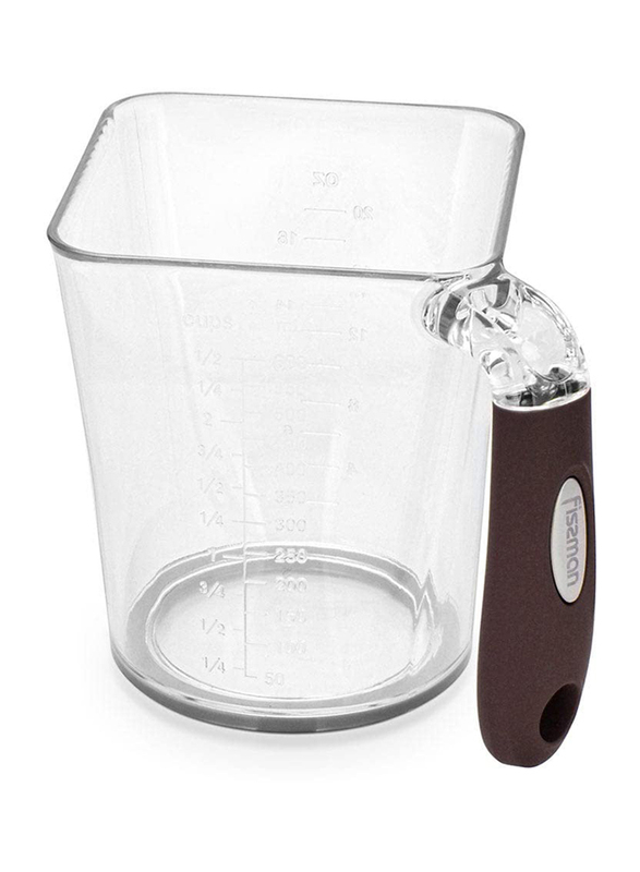 

Danube Home Fissman 8545 Measuring Cup, 600ml, Transparent/Brown