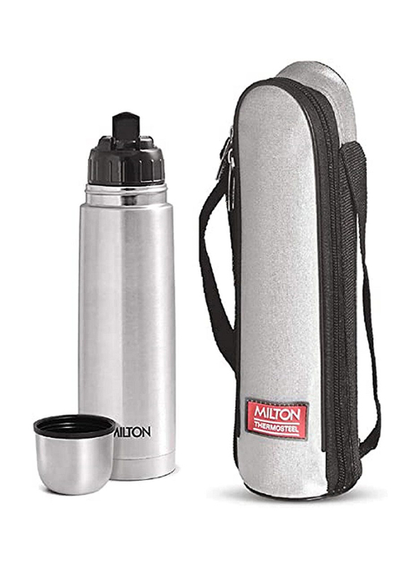 

Danube Home 350ml Milt Bullet Flasks, 3015505, Silver