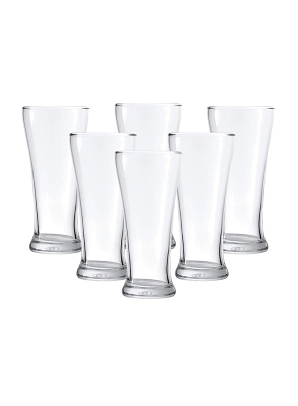 

Danube Home 300ml 6-Piece Ocean Pilsner Glass Set, Clear