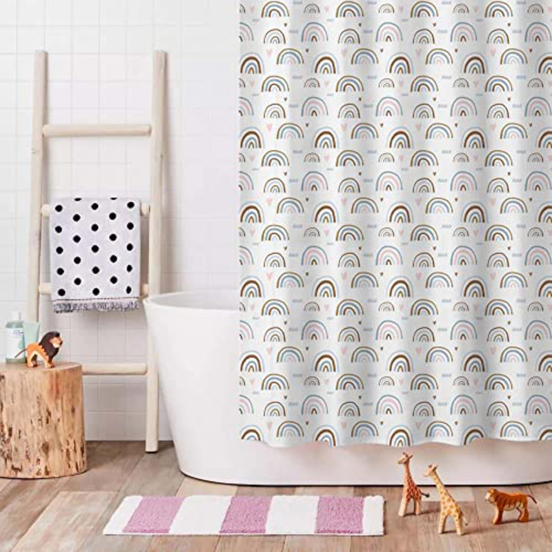 

Danube Home Rainbow Shower Curtain, Multicolour