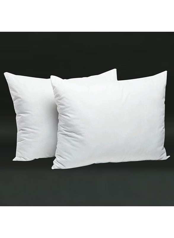 Danube Home 2-Piece KL Duos Pillow Set, 50 x 75 x 50cm, White