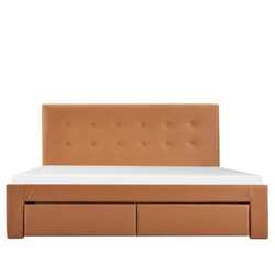 Danube Home Afton King Bed, Brown