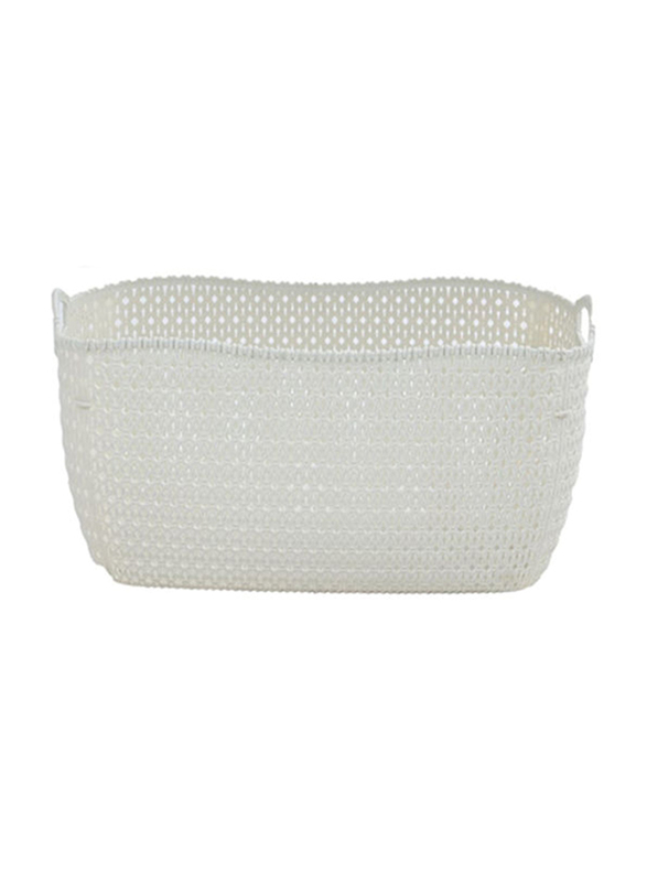

Danube Home Knit Lux Laundry Basket 32 Liters, White