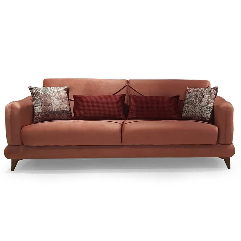 

Danube Home Bond Fabric Sofa, Triple Seater, Dusky Red