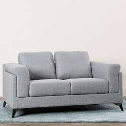 Danube Home Oliver Fabric Sofa, Two Seater, Dim Blue