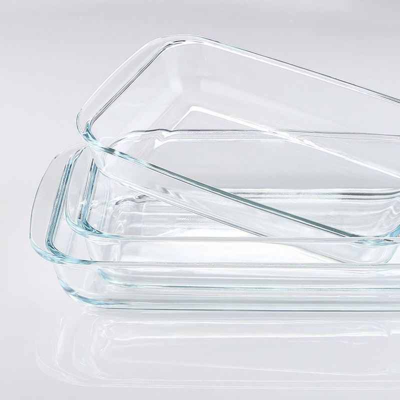 

Danube Home 3-Piece Ahm Rectangular, AV1-6722, Clear