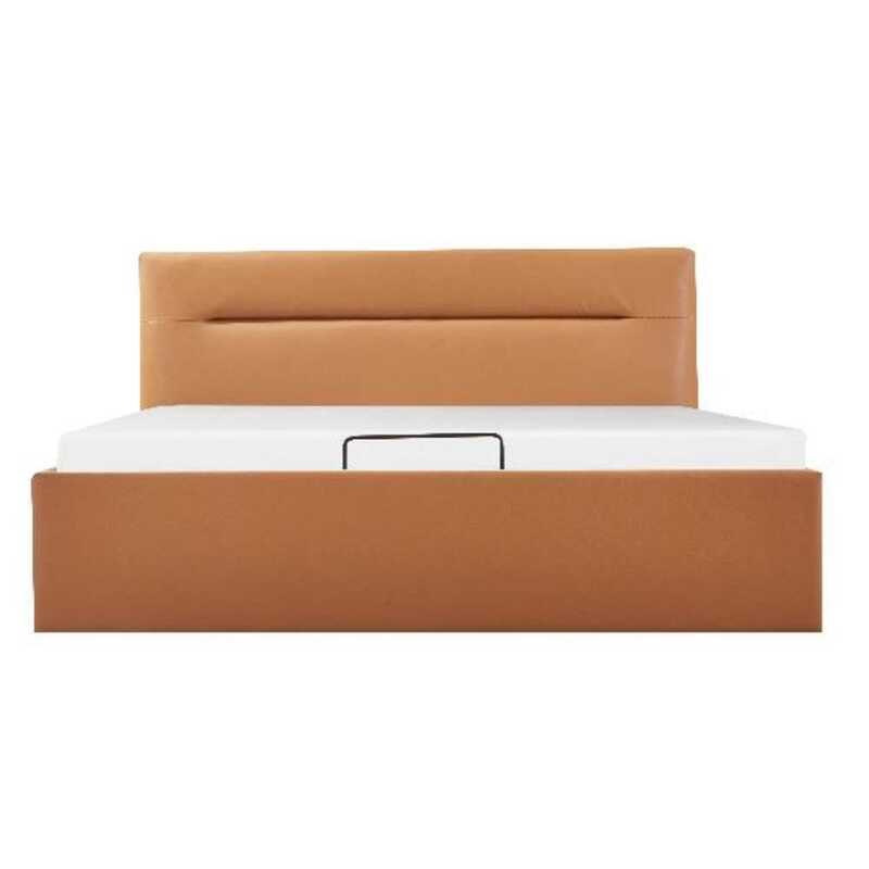 

Danube Home Henderson Hydraulic King Bed, Brown