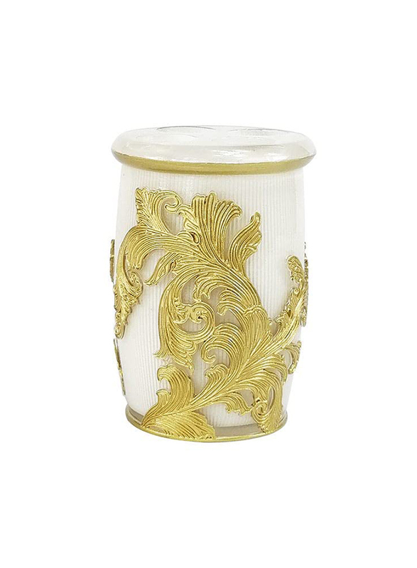 

Danube Home Graceful Tooth Brush Holder, 8.5 x 8.5 x 10.3cm, AD191003F, Gold