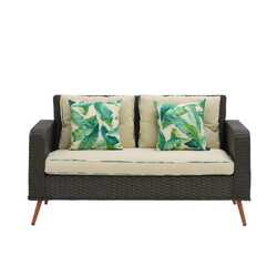 Danube Home Stella Sofa, Double Seater, Green