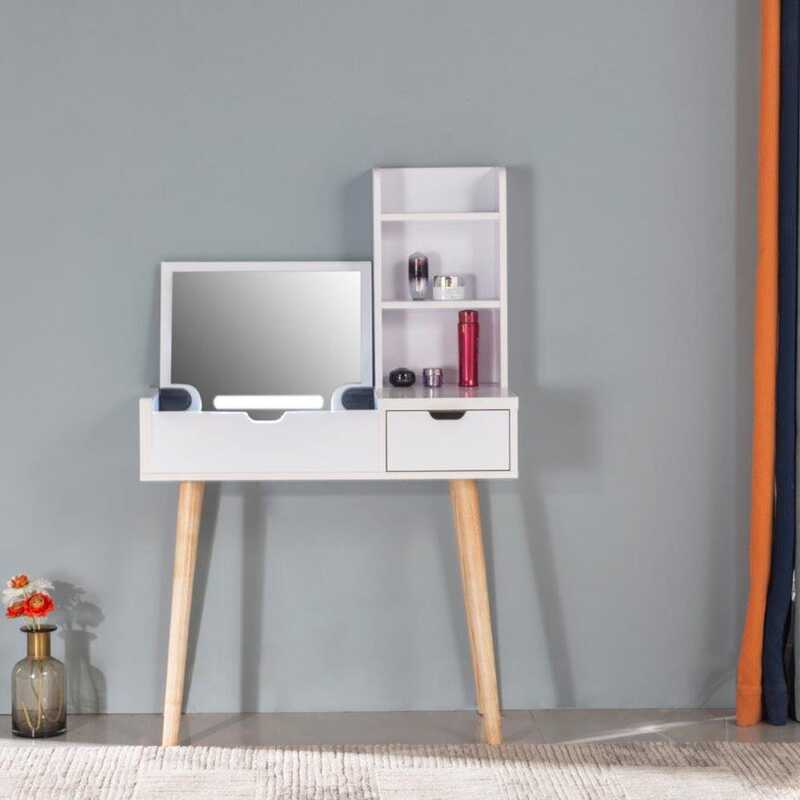 

Danube Home Chansey Dresser with Mirror, White