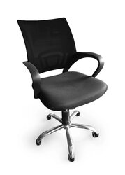 Danube Home Acqua Mid Back Chair, Black