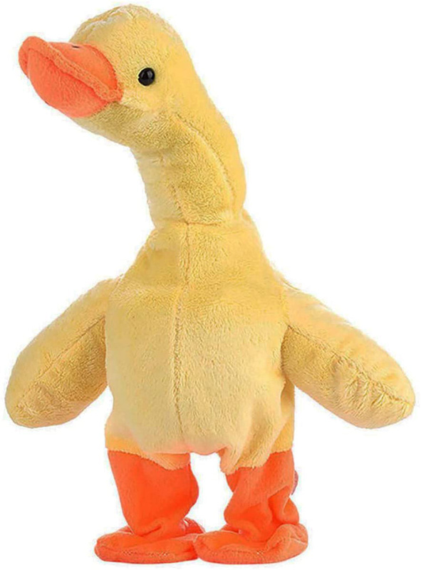 

Direct 2 U Lifting Neck Plush Electric Yellow Duck Toy, Yellow/Orange