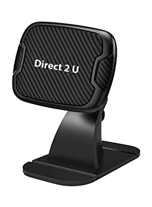 

Direct 2 U Magnetic Dashboard Universal Car Cell Phone Holder, Black